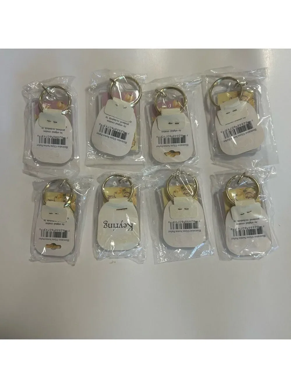 8pk of nurse kind caring dedicated key ring